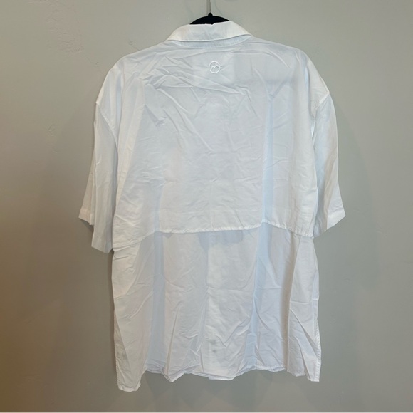 Men’s Magellan Outdoors Short Sleeve Laguna Madre Fishing Shirt, XL, White - Picture 8 of 8